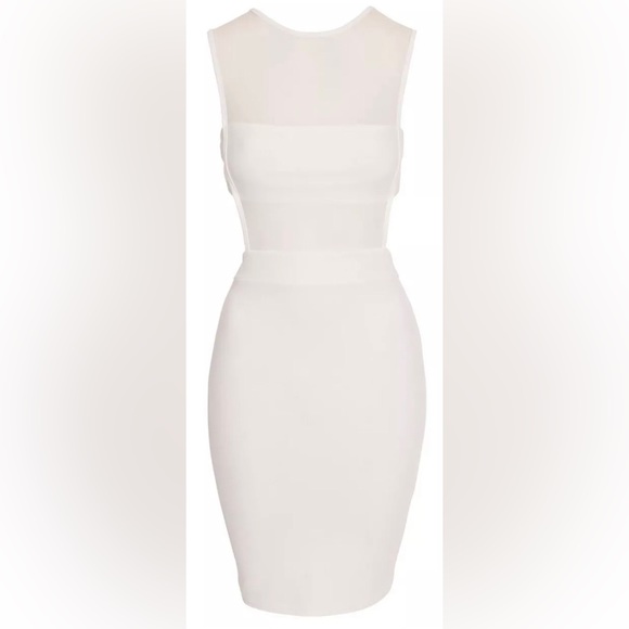 NWT white Guess cutout dress - Picture 2 of 2